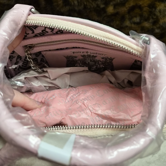 Juicy Couture Pink and Cream Women's Bag UK - Picture 7 of 7